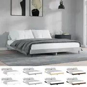 Bed Frame Single Double Queen King Platform Bed Base Engineered Wood vidaXL