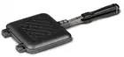 PORTABLE NON STICK TOASTED SANDWICH WAFFLE MAKER HOTPLATE has iron plate. CROQUE