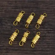 20 PCS Swivel Snap Hooks Key Hoop Secure Clasp Turnbuckles
