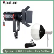 Aputure LS 60d LED Video Light,60W 5600k Daylight Focusing Light + Lantern 65cm
