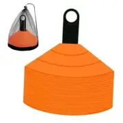 Soccer Cones (Set of 50), Agility Training Disc Cone with Carry Bag and Holder