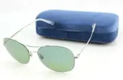 RARE NEW Genuine GUCCI Ruthenium Green Metal Aviator Sunglasses GG0501S 004