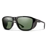 Smith Optic Embark Wrap Sunglasses in Gloss&Black/ChromaPop Polarized Gray Green