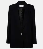 [Loewe] Loewe Single-breasted blazer UK 6 black