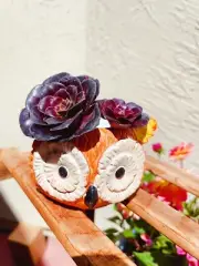 Halloween Cute Owl Animal Clay Terracotta Succulent Cactus Flower Planter Pot