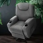 Recliner Chair Lift Assist Heated Massage Chair Velvet Comfortable Home Fu GY-AB
