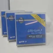 Dell Ultrium 3 Data Cartridge 400GB/800GB - Pack of 3
