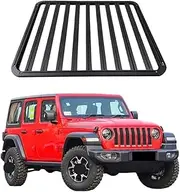 Cross Bar Frame Guality Aluminum 4x4 Luggage Bar Car Roof Rack Roof Luggage Basket for Compatible for Jeep Wrangler JL 2018-2022