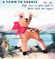 VINTAGE FAWN 12" / 4ply - COPY toy knitting pattern