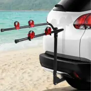 Car Hitch Mount 2 Bike Rack Carrier, Black