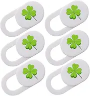Angoily 6pcs Cover Laptop Webcam Slide Decorative Laptop Accessory Ultra Thin Slide Webcam Cover Lap Top Notebook Computer Protective Lid Green Abs