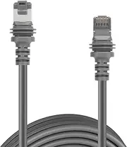 for Starlink Cable 30/75/100/150ft, Replacement Extension Cable for Gen 3 V3 Rectangular Satellite Extension Wire CAT6 Standard IP68 Water Resistant(Gray) (30FT)