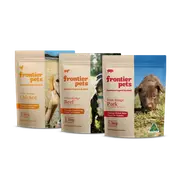 SMALL PACK COMBO | Free-Range 'Beef + Pork + Chicken' | Raw Freeze-Dried Puppy Food