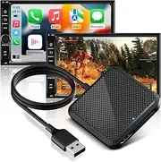 Car TV Mate Pro, 2-in-1 With Wireless CarPlay, HDMI Converter for Fire TV Stick/Game Machine, Adapter for OEM Wired CarPlay Cars, HDMI Input, Online Update, Plug & Play