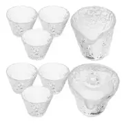 Chinese Tea Brewing Kit Glass Teacups Insulated Coffee Kettle