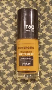 COVERGIRL TRUE BLEND MATTE MADE FOUNDATION T60 WARM SUN s1