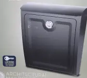 Architectural Mailboxes Sienna Steel Locking Wall Mount Mailbox