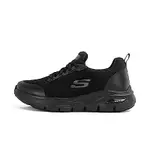 SKECHERS ARCH FIT SR [108023WBLK] 女 工作鞋 輕量耐油 抗濕滑 保護 舒適 寬楦 黑