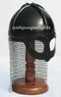 Medieval Roman Viking Mask Armor Helmet W/Chainmail Halloween Gift Item Replica