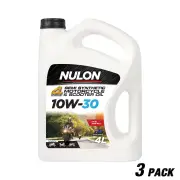 3 x Nulon 10W-30 Scooter and Motorcycle Engine Oil 4L SC10W30-4 API SL JASO MA2