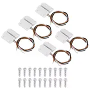 5 Sets Magnetic Reed Switch NC NO Magnetic Contact Switch for Door Window