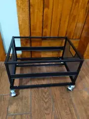 Metal Vinyl Record Storage Crate with Wheels Vinyl Record Holder for Albums New