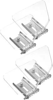 ASAKKURA 4Pcs Bench Grinder Eye Shields Compact Transparent Safety Guards for Desktop Grinders Optimal Eye Protection for Home Small Workshops Easy Installation