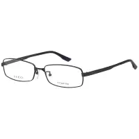 在飛比找Yahoo奇摩購物中心優惠-GUCCI 純鈦 光學眼鏡(黑色)GG9654J