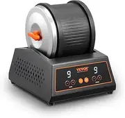 VEVOR Rock Tumbler Machine, 4 lbs Rock Polishing Machine, 9 Speed Settings 9-Day Polishing Timer Stone Tumbler, Direct Drive Motor Rock Polisher, Cold-rolled Steel Body, Rock Polisher for Kids Adults