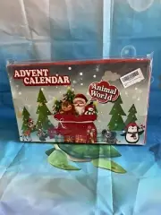 Advent Calendar Days Creative Animal Toys Party Christmas Gift 24 Pc. New