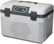 Mini Portable Fridge Car Refrigerator Dual-core Fast Cooling Refrigerator 12/24V Heating and Cooling Regulation Freezer for Vehicle Truck Boat Travel Picnic Food Bedroom Office Dorm
