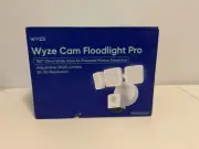Wyze Cam Floodlight Pro 3000 Lumen LEDs- 180° Wide View 2K HD Outdoor Camera NEW