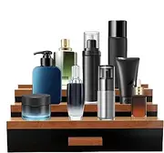 Perfume Storage Organizer,3 Tier Wood Perfume Display Stand Shelf with Drawer | Home Storage for Cash, Bank Cards, Watches, Sunglasses, Fragrance