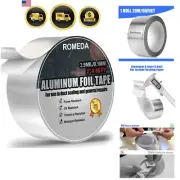 Easier Application 2" x 65ft Aluminum Foil Tape - Strong Adhesion & Versatile