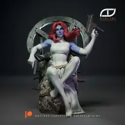 Mystique Fan Art Resin Statue Pro Painted 1/4 Scale - Made To Order