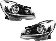 Modified Car Front Lights Assembly Compatible For Benz C200 C260 C300 2011-2013 W204 LED Auto Headlight Upgrade Projector Lens Accessories
