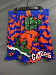 NEW Florida Gators Mitchell & Ness Jumbotron 2.0 Sublimated Shorts Men’s Size XL