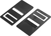 X AUTOHAUX Refrigerator Airing Clip Device Card for 6 8 C.f. Fridges DM26XX DM28XX / Inner/Durable / 2 Pcs/Black