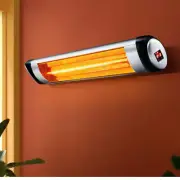 1500W Devanti Electric Strip Heater Radiant Heaters Infrared Remote control