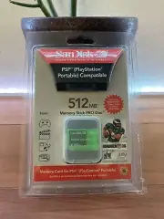 512MB Memory Stick Pro Duo For PSP UMD Card Expansion NIP
