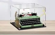 Display Case Storage Box for Displaying 21327 Lego Typewriter