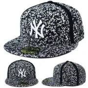 New Era New York Yankees Fitted Hat MLB Official Composite Book Theme Black Cap