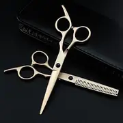 Hair Cutting Scissors, 6 Inchprofessional Japan d Cut Set Cutting Barber Haircut Scissor Thinning Shears Hairdressing Scissors
