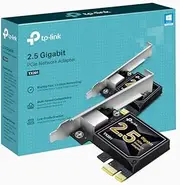 TP-Link 2.5 Gigabit PCI Express Network Adapter, Low-Profile and Full-Height Brackets, Supports Windows 11/10/8.1/8/7, Windows Servers RS 2022/2019/2016/2012 R2/2012/2008 R2, Linux (TX201)
