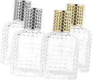 TOVINANNA 4pcs Empty Perfume Spray Bottle Plant Spray Refill Perfume Travel Size Bottle Glass Container