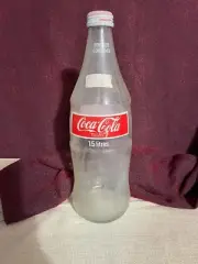 Never opened! Coca-Cola Glass Coke Bottle 1.5 Litre Vintage 1970s French Canada