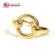 Unused HERMES Hermes Mo Scarf Accessories Scarf Ring Gold Women s Used