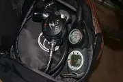 Aqua Lung Dive Computer with Carrying Case and Titan Mouth Piece