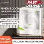 Mini Air Purifiers Portable Compact HEPA Air Filter Purifier Smoke Odor Remover