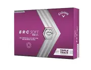 NEW Callaway 2023 ERC Soft Triple Track Reva Golf Balls 12pk - White